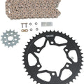 Vortex V3 Hfrs Chain & Sprocket Kit with Steel Rear Gold 15/47T 520SX3-114