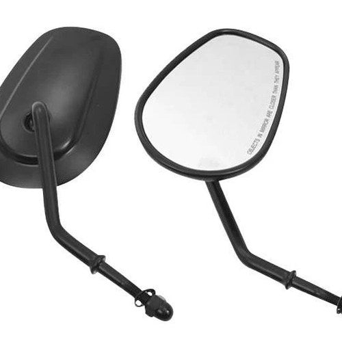 Biker's Choice Tapered Short Stem Mirrors Black
