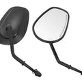 Biker's Choice Tapered Short Stem Mirrors Black