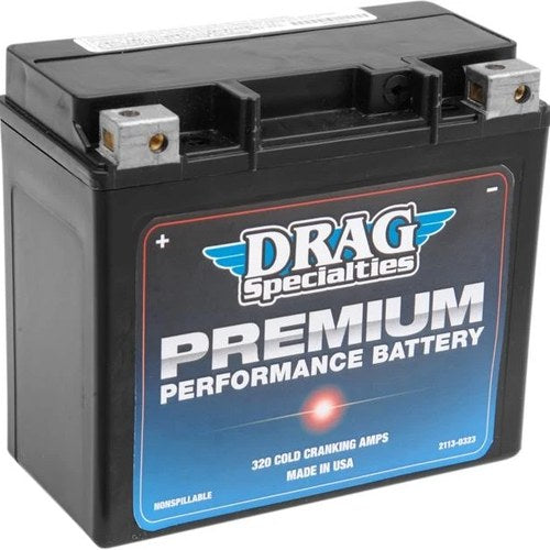Drag Specialties Premium Performance Agm Battery Harley Davidson DRGM72RGH
