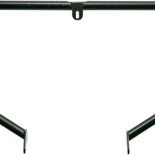Lindby Unibar Highway Bar 1.25" For Mid-Controls Black Harley Davidson Dyna