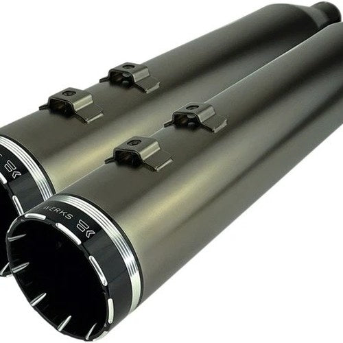 Khrome Werks HP-Plus Slip-On Exhaust with Tracer Tips Smoke Chrome #202650