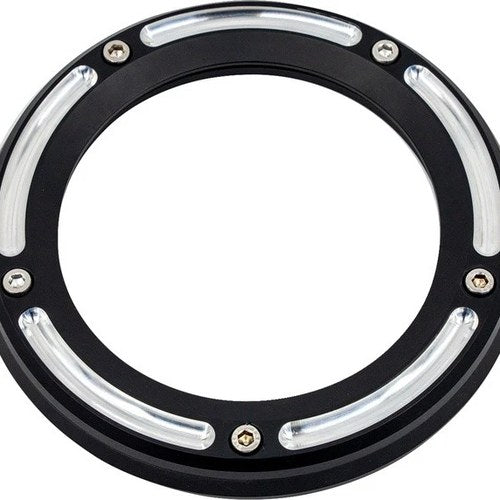 Trask Assault Derby Cover Reverse Cut Black/Silver #TM-0041RC