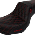 Saddlemen Sdc Performance Gripper Seat Red Stitch #284793 Harley Davidson Dyna