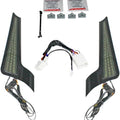 Custom Dynamics Fascia LED Light Panels Black/Smoke Harley Davidson Street Glide