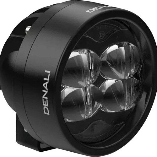Denali Electronics D3 LED Fog Light Pod With DataDim 3.5" D Black White