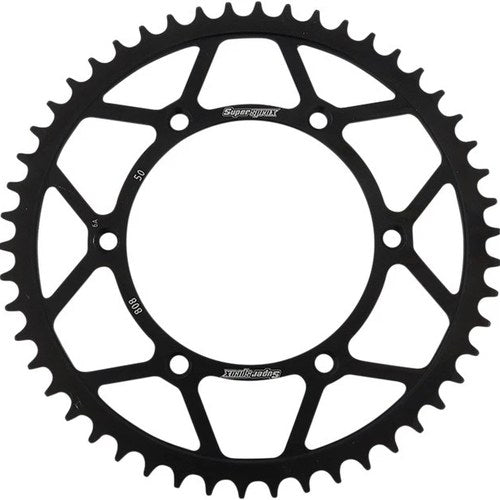 Supersprox Racing Steel Rear Sprocket 520 50T Black #RFE-808-50-BLK
