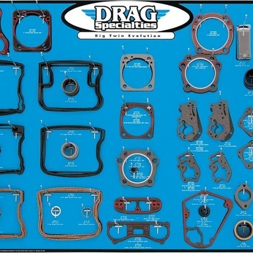 Drag Specialties Evolution Big Twin Gasket Board Harley Davidson