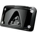 Kuryakyn Curved Lay Down License Plate Mount Black fits Honda VTX1800/VTX1300