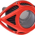 Arlen Ness Clear Tear Air Cleaner Kit Red #18-969 Harley Davidson