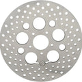 DS Stainless Drilled Brake Rotor Front Harley Davidson 145217