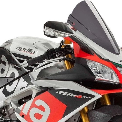Puig 3mm Z Racing Windscreen Dark Smoke #7614F Aprilia RSV4 RR/RSV4 RF 2016-2019