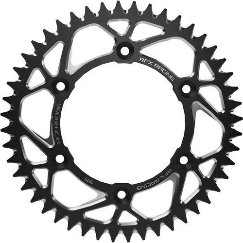 Rfx Aluminum Rear Sprocket 52T Black #FXRS 31-52 99BK for Yamaha