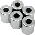 DS Chrome Steel Spacer 5-Pack .25" x .75" Thick