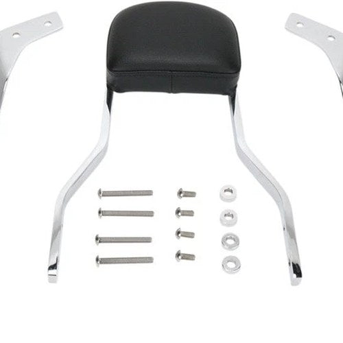 Cobra Short Sissy Bar Square Chrome fits Honda VT600C Shadow 600 Vlx 1999-2007