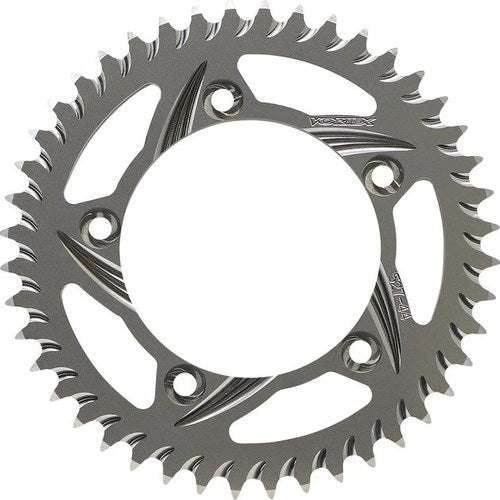 Vortex Aluminum Rear Sprocket 44T 530 Silver #527-44 for Suzuki/Triumph