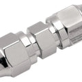 DS 3/16" to 3/16" Brake Line Union Chrome