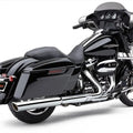 Cobra 909-Twins Dual Slip-On Mufflers Chrome #6108 Harley Davidson