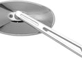 BikeMaster Oval Mirror With Machined Arm 10mm Chrome