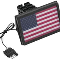 Kuryakyn Freedom Flag LED Receiver Hitch Cover Black