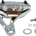 Hawg Halters 4-Piston Rear Brake Caliper Chrome #RKSTCC508 Harley Davidson