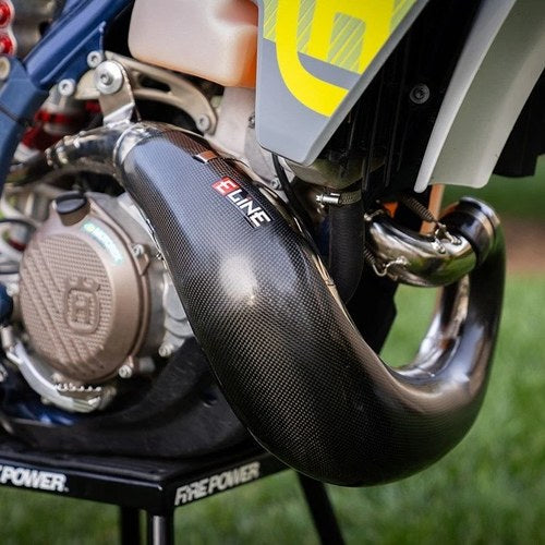 E-Line Carbon Fiber Pipe Guard For Pro Circuit #MPG25024PC KTM/Gas/Husqvarna