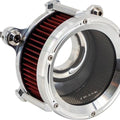 Trask Assault Charge High Flow Round Air Cleaner Raw #TM-1025R Harley Davidson