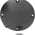 DS Domed Derby Cover Flat Black Harley Davidson Sportster #145464