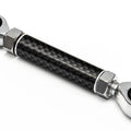 SlyFox Carbon Fiber Adjustable Brake Linkage Black Harley Davidson Softail