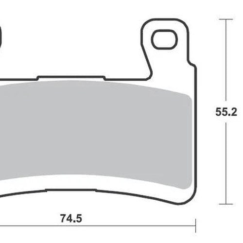 Sbs DC Dual Carbon Race Brake Pads Front #894DC Kawasaki Ninja ZX-6R 2013-2016