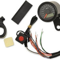 DS Mini Electronic Speedometer with Indicator Lights Mph Black/Black #1138764