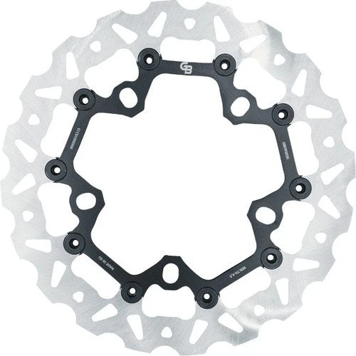 GBrakes Floating Wave Brake Rotor 12.5" Front Black #GBD9003X Harley Davidson