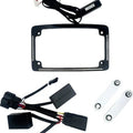 Custom Dynamics All-In-One Auxiliary LED License Plate Frame Black #TF05-23-B