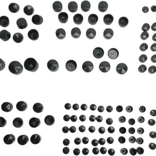 DS Standard Bolt Cover Kit Black Harley Davidson #144287