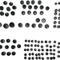 DS Standard Bolt Cover Kit Black Harley Davidson #144287