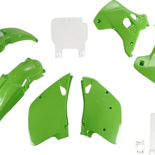 UFO Complete Plastics Kit 92 Original for Kawasaki KX250 2-Stroke/KX125 1992