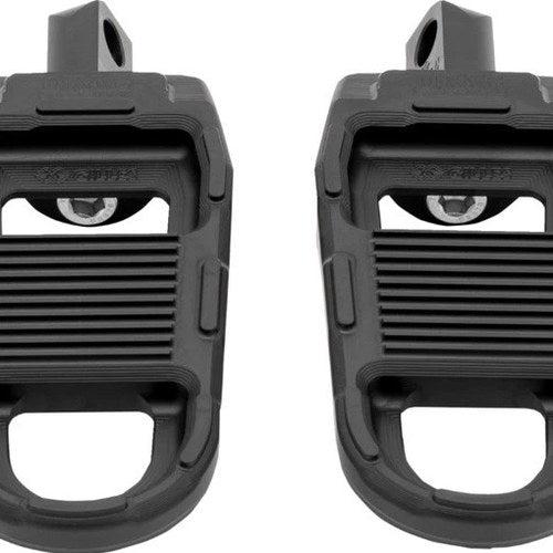 Drag Specialties Adjustable Male Mount Footpegs Black
