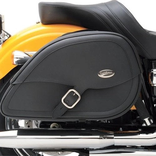 Saddlemen Express Drifter Teardrop Saddlebags With Shock Cutaway