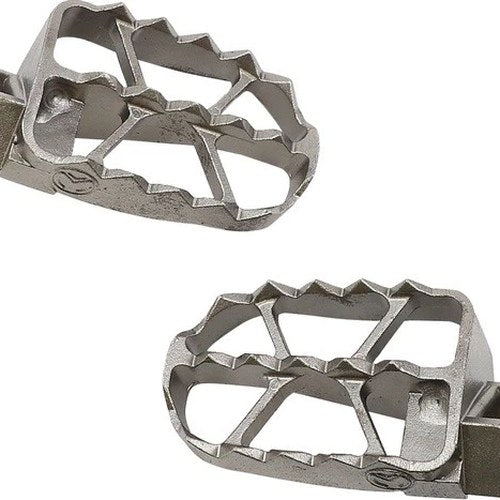 Moose ND Series Footpegs Silver for Honda XR650/CR 80/XR600/CR 85/XR250/XR400