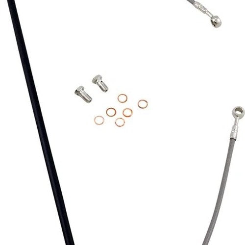 Galfer Front Brake Line Clear fits Suzuki RM-Z 450 2018-2026