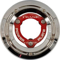 Trask Derby Cover/Power Plate Kit Chrome/Red Harley Davidson Softail