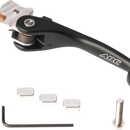 Arc Folding Brake Power Lever Black #AC-BR-412i for Kawasaki