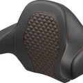 Saddlemen DS King TourPak Backrest Pad Orange Stitch #814-07-15503