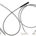 Fat Baggers EZ Install Cable Kit for 16" Ape Bars Stainless/Chrome #219916-C
