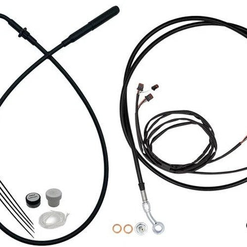 Fat Baggers EZ Install Cable Kit for 11-12" Ape Bars Black/Black #219012-B