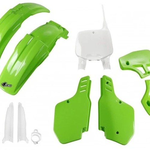 UFO Complete Plastics Kit 96 Original KAKIT186F-999 for Kawasaki KX500 1996-1999