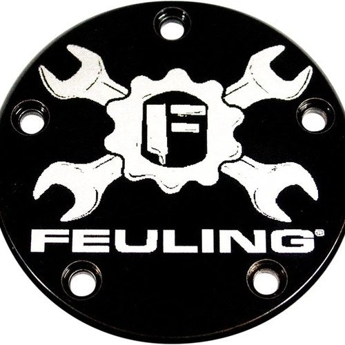 Feuling Gear Cross Wrench Points Cover Black #9124 Harley Davidson