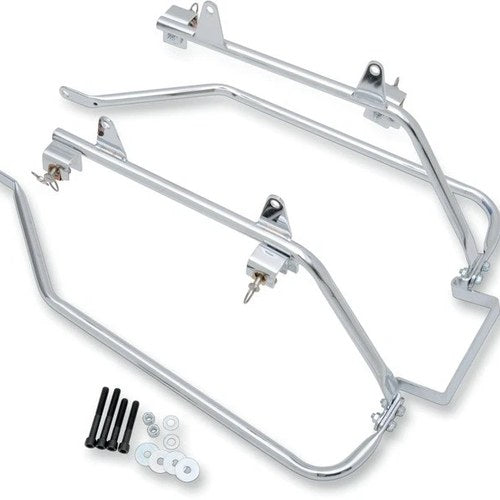 Cycle Visions Bagger-Tail for Low-Mount Exhaust Chrome #CV-7205 Harley Davidson