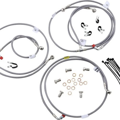 Galfer Brake 6-Line Kit Clear #FK003D803-6 for Kawasaki Ninja ZX-10R