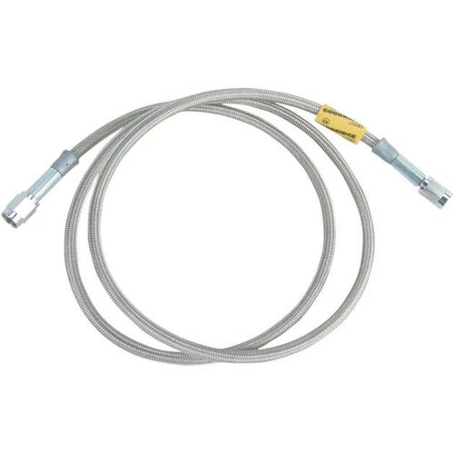 Goodridge DOT Universal Brake Line 24" Clear Coat w/Chrome Ends